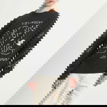 Pleteni pulover Heresy Outdoors Knit Sweater Črna | HAW25-KW02, 2