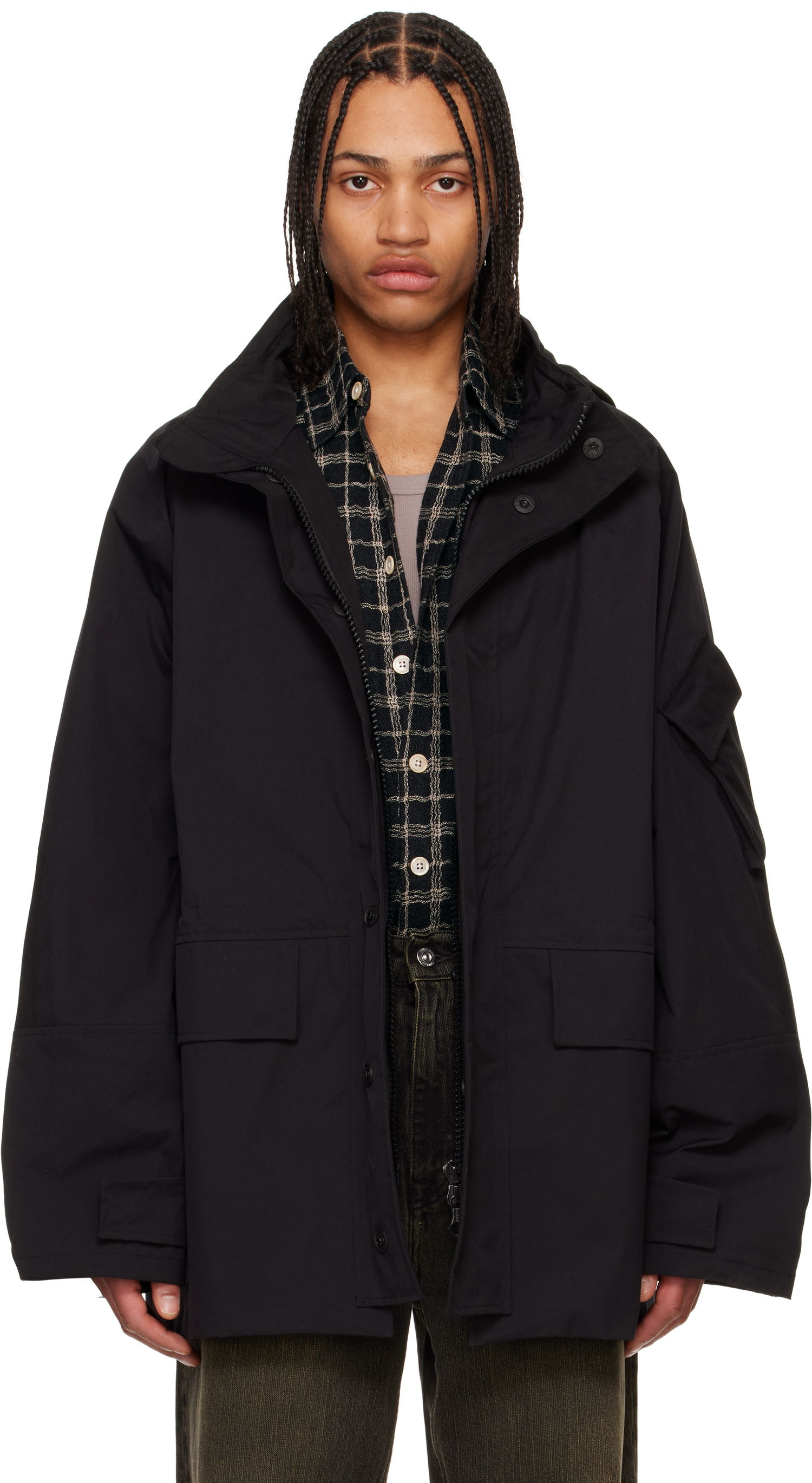 Parka OUR LEGACY Our Legacy Horizon Technical Jacket Črna | M2251HSB, 0