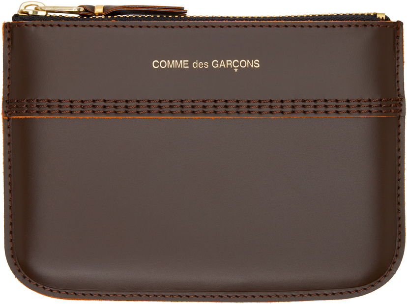 Denarnica Comme des Garçons COMME des GARCONS Triple Stitch Pouch Rjava | SA8100TS