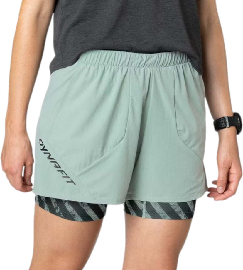 Kratke hlače Dynafit Trail 2-in-1 Running Shorts Zelena | 08-0000071921-5421