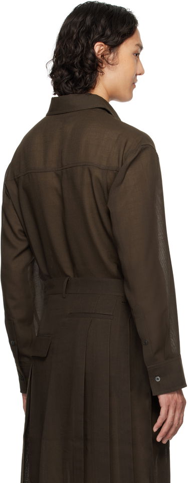 Srajce Feng Chen Wang Feng Chen Wang Triple Cut Shirt Rjava | FUS19SR22, 2