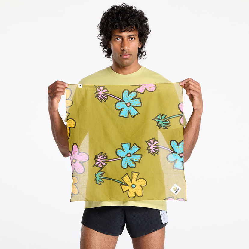 Šala Saysky SAYSKY Floral Print Bandana Zelena | LUASC03C1017