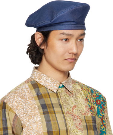 Baretka Engineered Garments Engineered Garments Denim Beret Modra | 25S1H005, 1