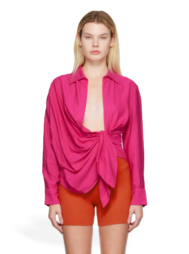 Srajce Jacquemus Le Papier 'La Chemise Bahia' Roza | 21H213SH002-1020