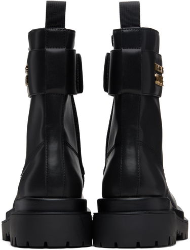 Superge in čevlji Versace Versace Jeans Couture Logo Hardware Boots Črna | E79VA3S64_E71570, 1
