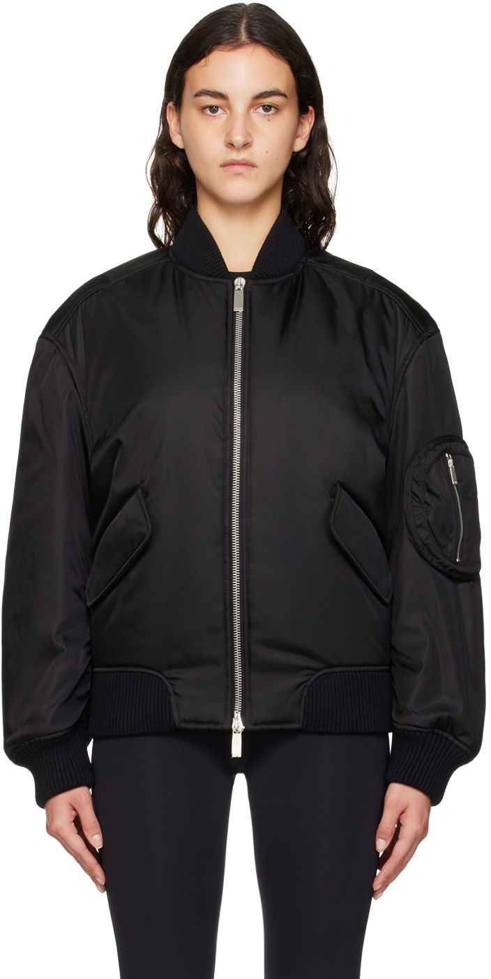 Bomber jakna Off-White Black Ny Gab Bomber Jacket Črna | OWEH028F23FAB0011010