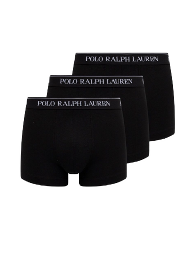 Boksarice Polo by Ralph Lauren Cotton Trunk - 3 Pack Črna | 714835885002