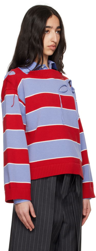 Pleteni pulover Charles Jeffrey Loverboy Charles Jeffrey LOVERBOY Slash Stripe Knit Sweater Večbarvna | 54091301, 1