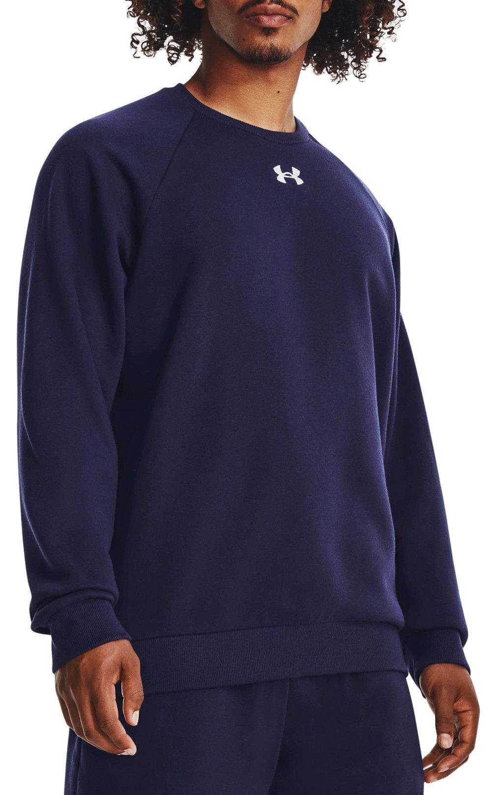 Pulover Under Armour Rival Fleece Crewneck Mornarica | 1379755-410, 0