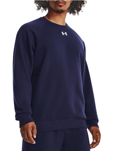 Pulover Under Armour Rival Fleece Crewneck Mornarica | 1379755-410