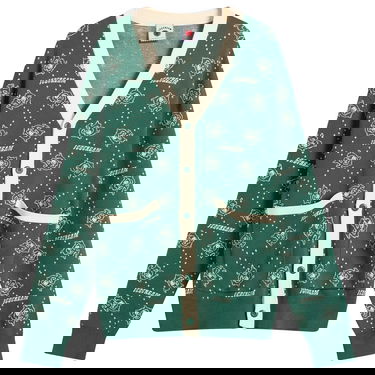 Pleteni pulover BBC IceCream Monogram Knit Cardigan, Size Large Zelena | IC25333-GRN, 1