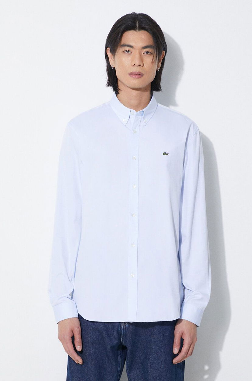 Srajce Lacoste Regular Fit Shirt Modra | CH2933.HBP