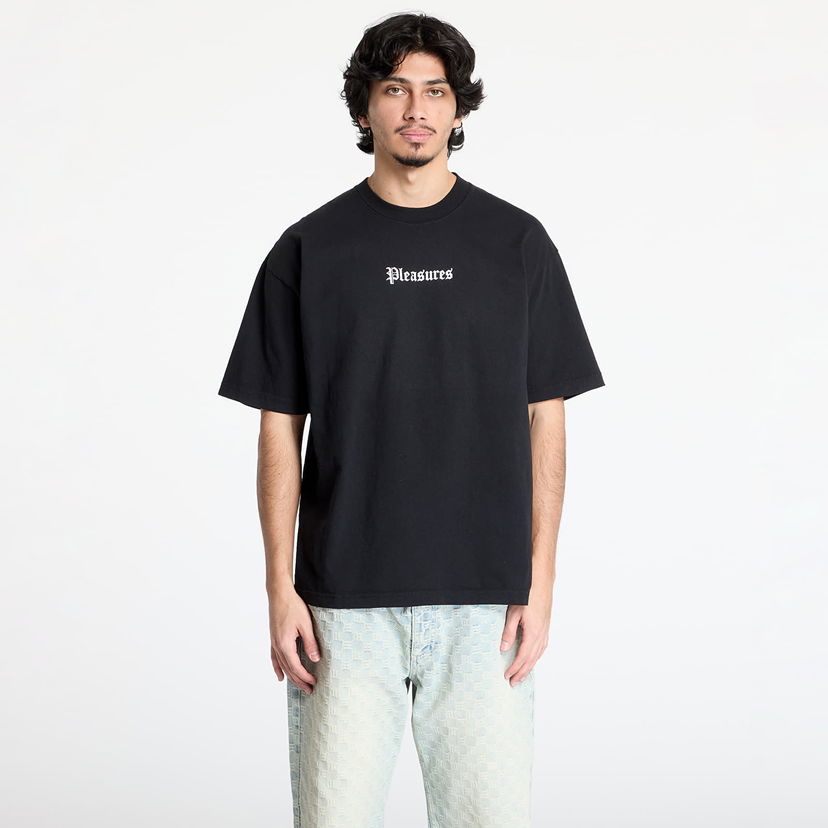 Majica Pleasures Pleasures Burn Again T-Shirt Črna | P25SP056 BLACK