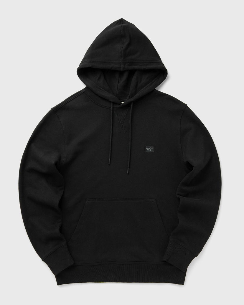 Pulover CALVIN KLEIN Calvin Klein Jeans Woven Label Hoodie Črna | J30J327113BEH