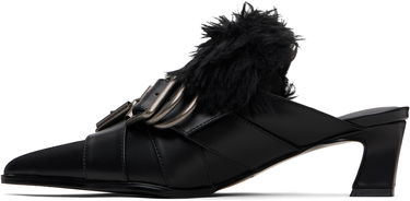 Modni dodatki Andersson Bell Andersson Bell Layered Strap Mule Heels Črna | aaa485w, 2