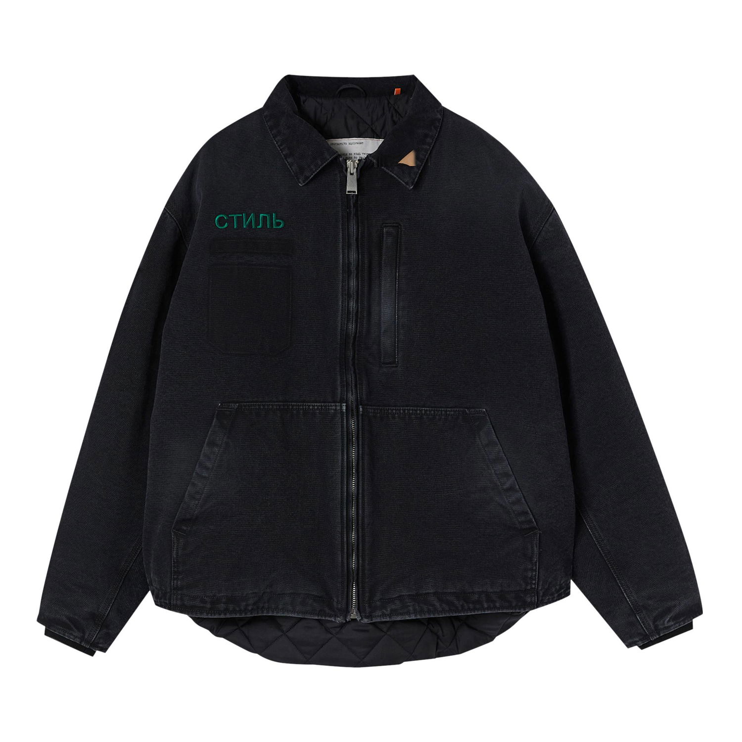 Jakna HERON PRESTON CTNMB Canvas Pockets Jacket Črna | HMEA062F22FAB0011057, 1