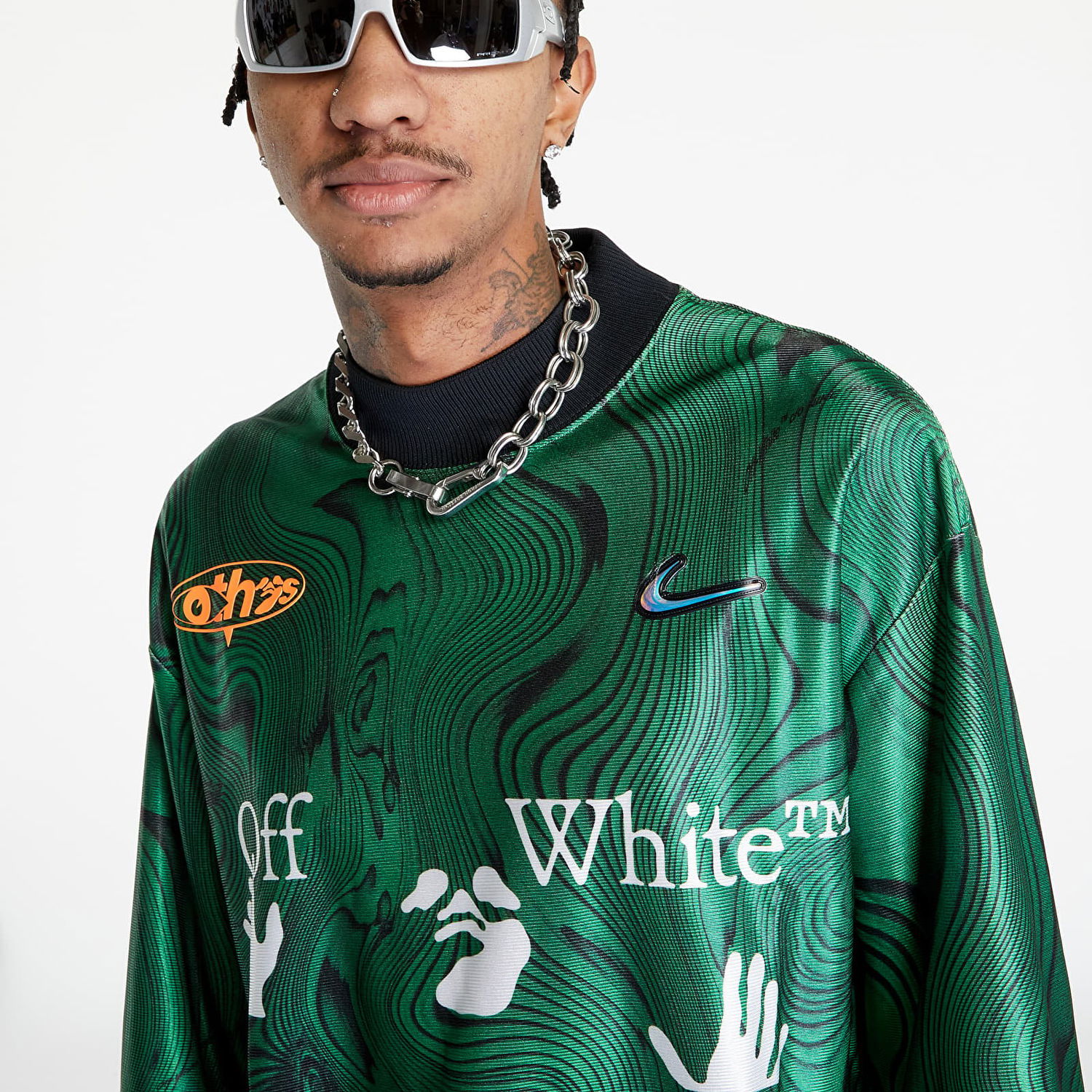 Jakna Nike x Off-White All-Over Print Zelena | FQ0997-389, 1