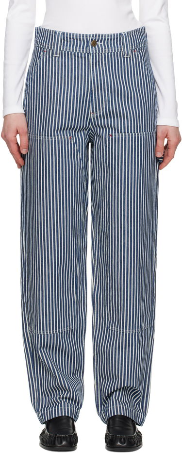 Hlače A.P.C. A.P.C. Gustav Striped Jeans Modra | COHHG-M08484, 0