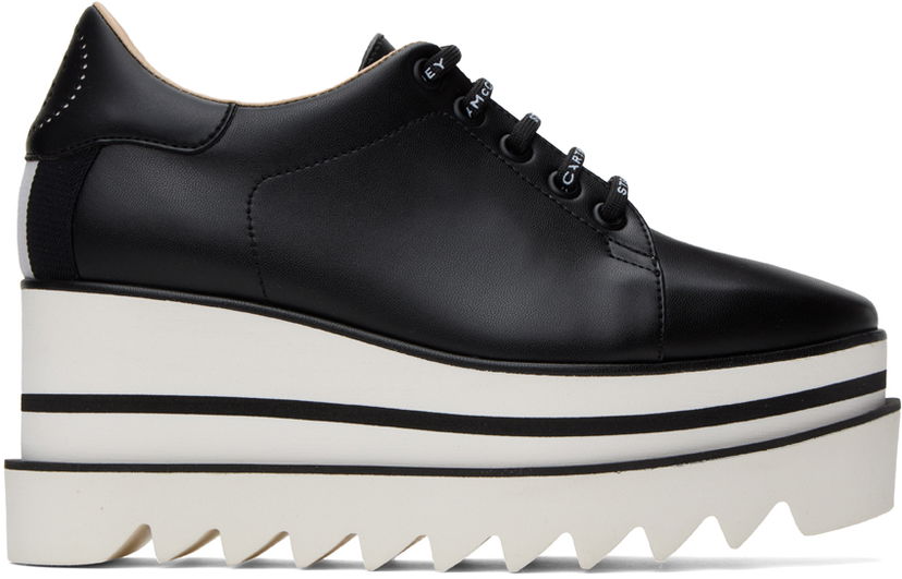 Superge in čevlji Stella McCartney Elyse Platform Derbys Črna | 810078E00085