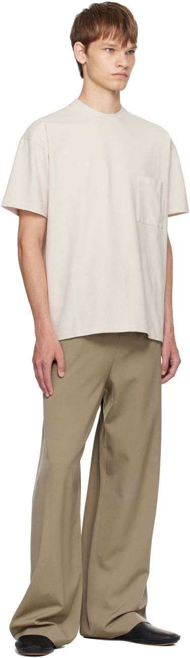 Majica The Row The Row Niels Pocket T-Shirt Bež | 1112-K526, 3