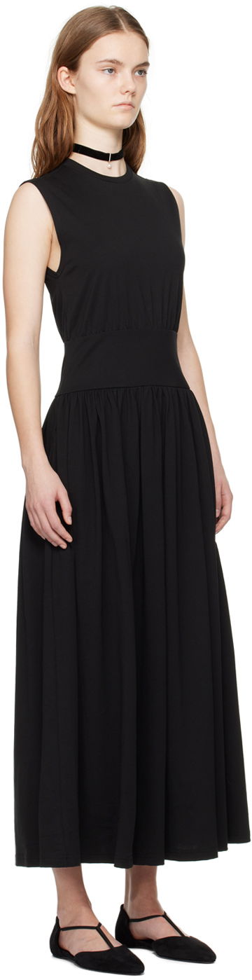 Obleke TOTEME Sleeveless Midi Dress Črna | 242-WRD1783-FB0093, 1