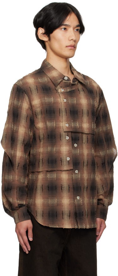 Srajce Andersson Bell Andersson Bell Check Layered Shirt Rjava | atb1337m, 1