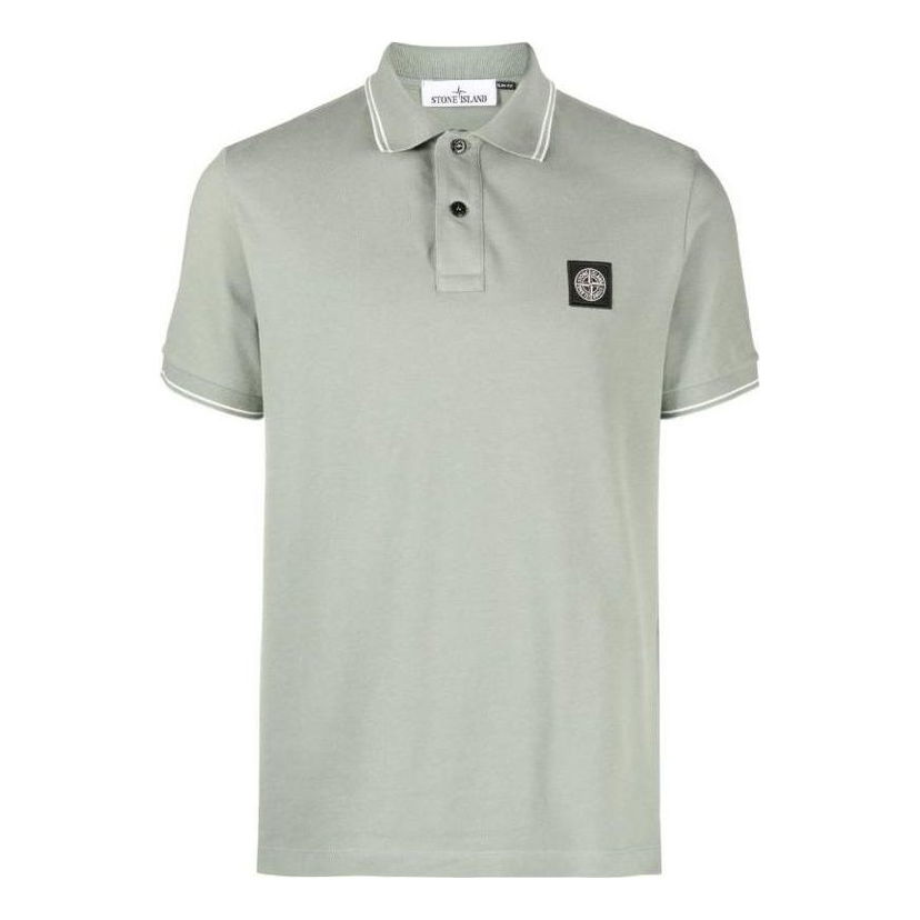 Polo majica Stone Island Stone Island Logo Patch Polo Shirt Zelena | 79152SC18-V0055