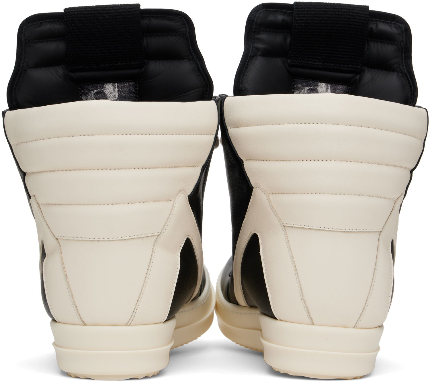 Superge in čevlji Rick Owens Rick Owens Hollywood Jumbolace Geobasket Črna | RU01E5898 LLPPW2, 1