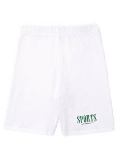 Kratke hlače Sporty & Rich Sports Biker Short Bela | SH301WH