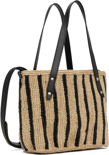 Tote bag rag & bone Rag & Bone Small Striped Straw Tote Bež | ST100522, 2