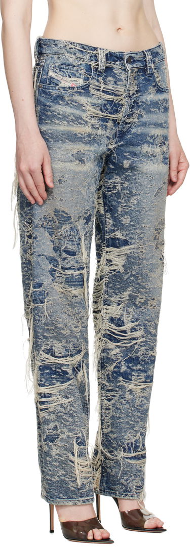 Kavbojke Diesel Diesel 1988 D-Ark Regular Fit Distressed Jeans Modra | A19193 09M04, 1
