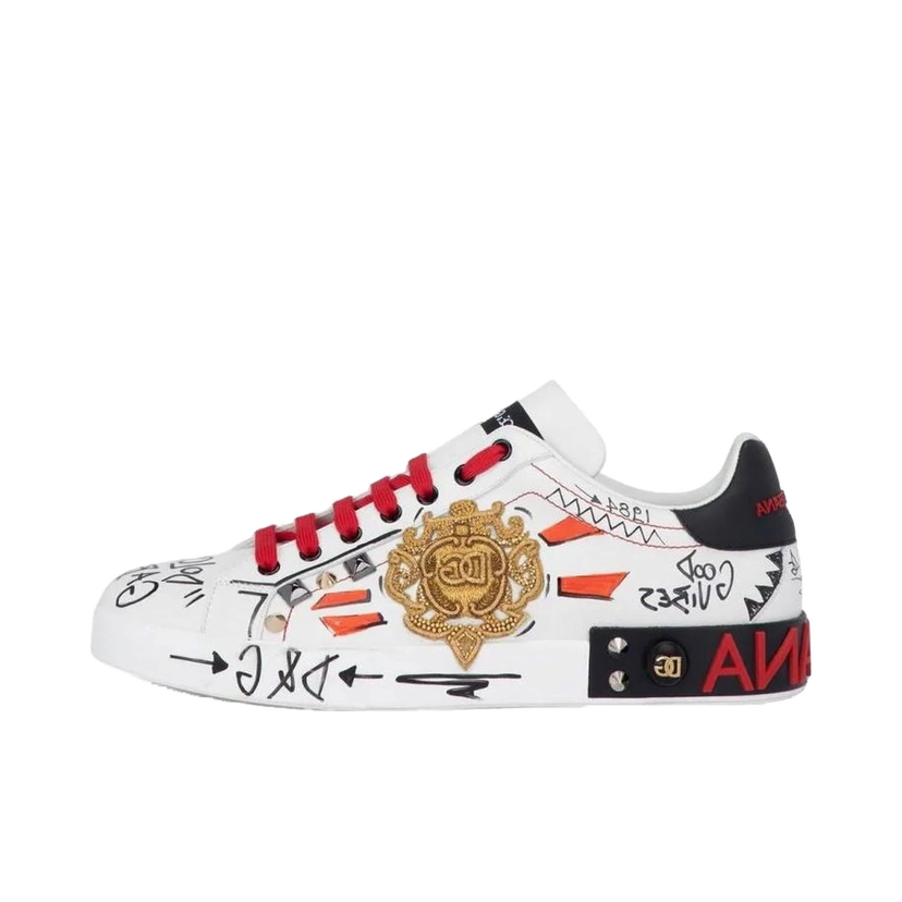 Superge in čevlji Dolce & Gabbana Portofino Embroidery And Studs Večbarvna | cs1772-ah494-hwf57