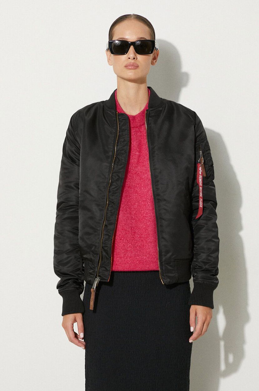 Bomber jakna Alpha Industries Bomber Jacket MA-1 VF 59 Wmn Črna | 133009.03