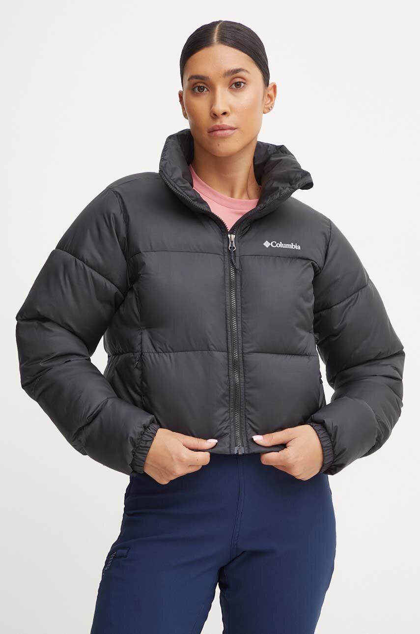 Puhovka Columbia Colorblock Puffer Jacket Črna | 2088501, 0