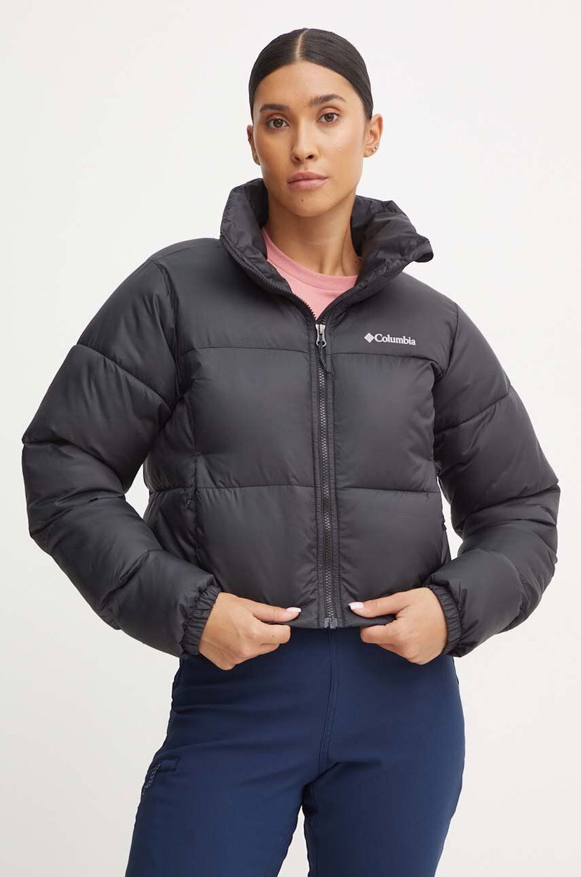 Puhovka Columbia Colorblock Puffer Jacket Črna | 2088501