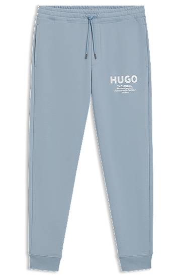 Trenirka BOSS HUGO Tracksuit Bottoms with Logo Print Modra | 50510734