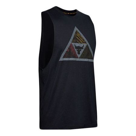 Majica brez rokavov Under Armour Mana Graphic Training Tank Črna | 1351589-001