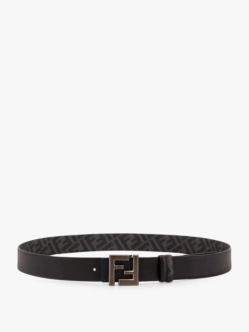Pasovi FENDI Fendi Men's Reversible FF Buckle Belt Črna | 7C0541ASIWF1DYM