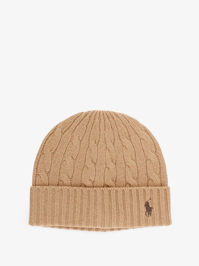 Beanie Polo by Ralph Lauren Cable Knit Beanie Rjava | 449959346005