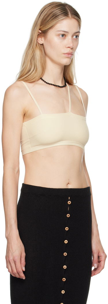 Modrček Baserange Asymmetrical Strap Bralette Črna | BRNI-RB-000, 4