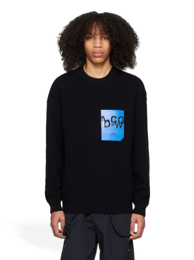 Pulover A-COLD-WALL* Black Patch Pocket Črna | ACWMK094
