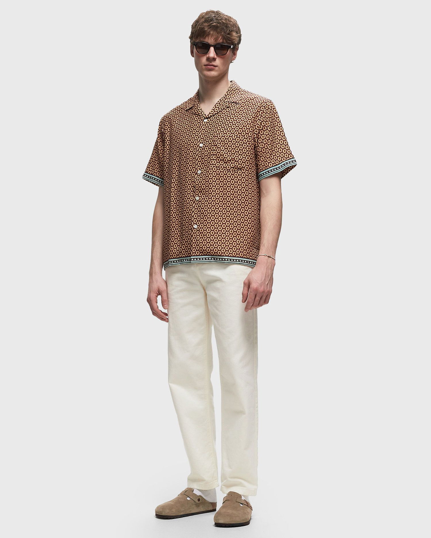 Srajce Portuguese Flannel VERMON men Shortsleeves red in size:XXL Oranžna | SS24.0093-RED, 1