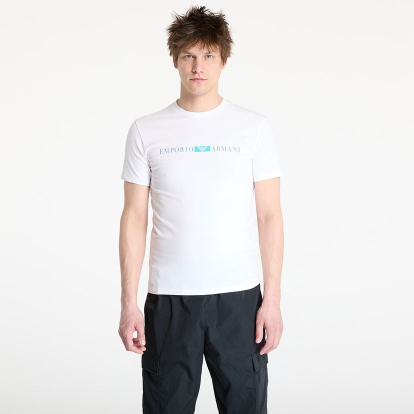 Majica Emporio Armani EA7 Emporio Armani Short Sleeve Crew Neck T-Shirt Bela | EM000379AF10774U0002