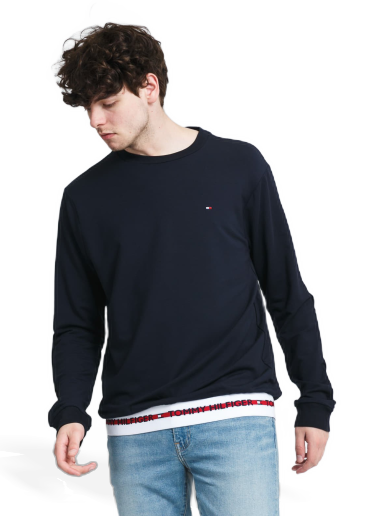 Pulover Tommy Hilfiger HWK LongSleeve Track Top Mornarica | UM0UM01928DW5
