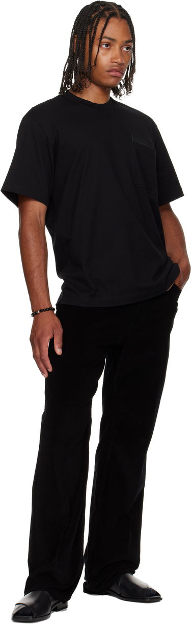 Hlače FERRAGAMO Ferragamo Corduroy Trousers Črna | 784655, 3