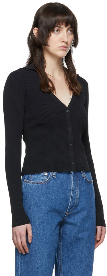 Pleteni pulover rag & bone Rag & Bone Knit Cardigan Črna | WAS22P044LD44, 1