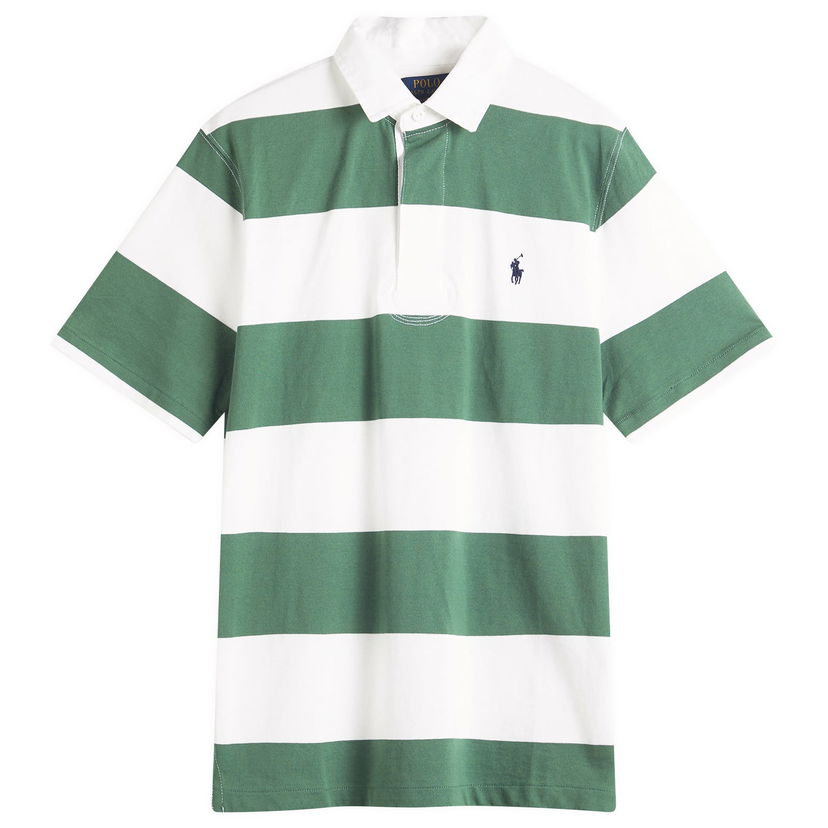 Polo majica Polo by Ralph Lauren Ralph Lauren Short Sleeve Rugby Polo Shirt, Large Zelena | 710964538002