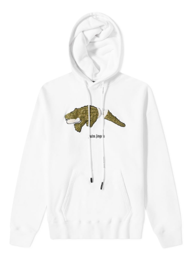 Pulover Palm Angels Croccodile Popover Hoody Bela | PMBB058C99FLE0020155