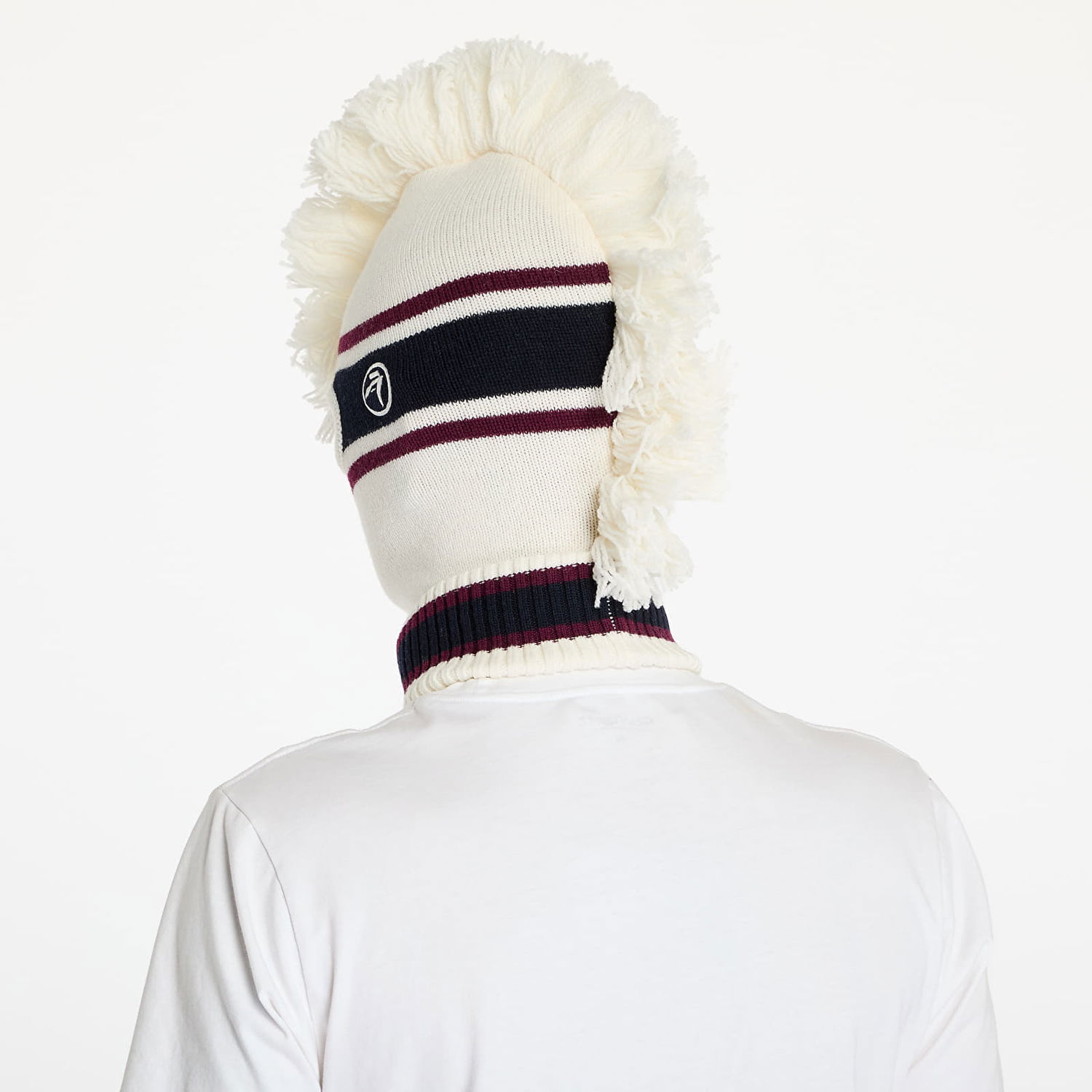 Beanie Ambush Fringe Knit Balaclava Tofu/ Tofu Universal Bela | BMLC001F24KNI0013131, 1