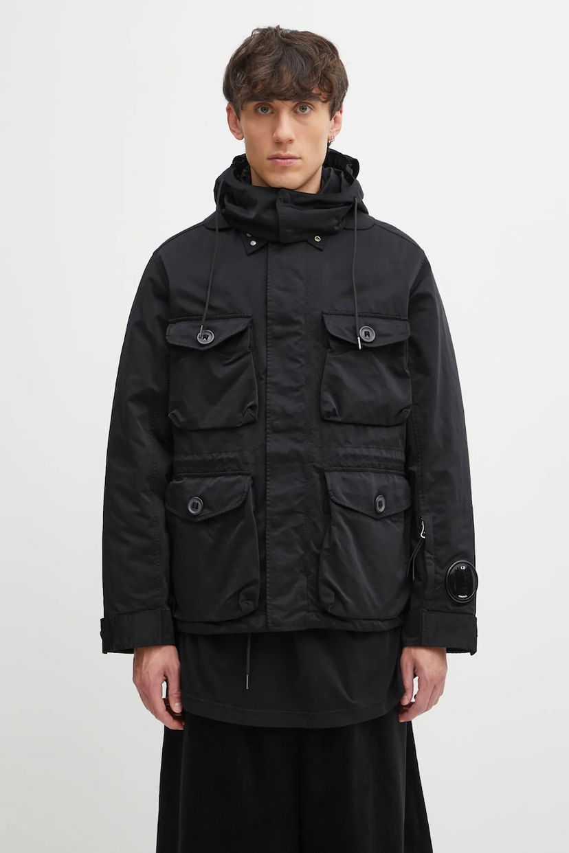 Parka C.P. Company Winter Hooded Multi-Pocket Down Jacket Črna | 19CMOW188A110089G